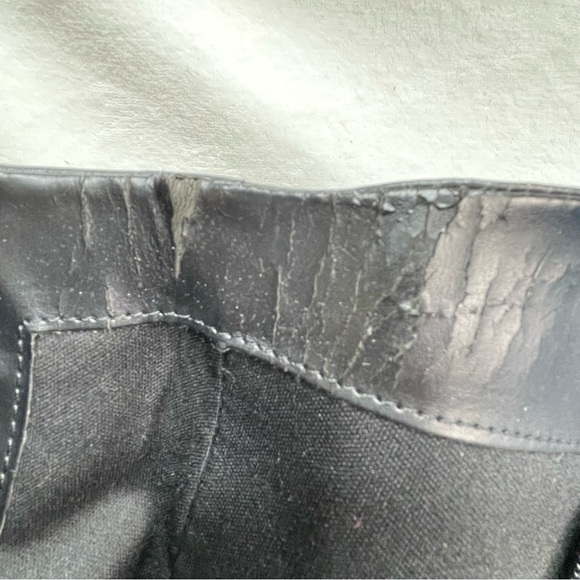 Franco Sarto Cleveland Tall Boots Riding Equestrian Brown Leather Side Zip 7.5M - Picture 3 of 11